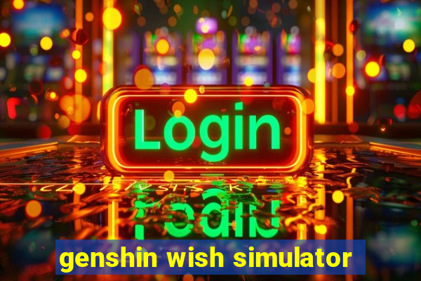 genshin wish simulator